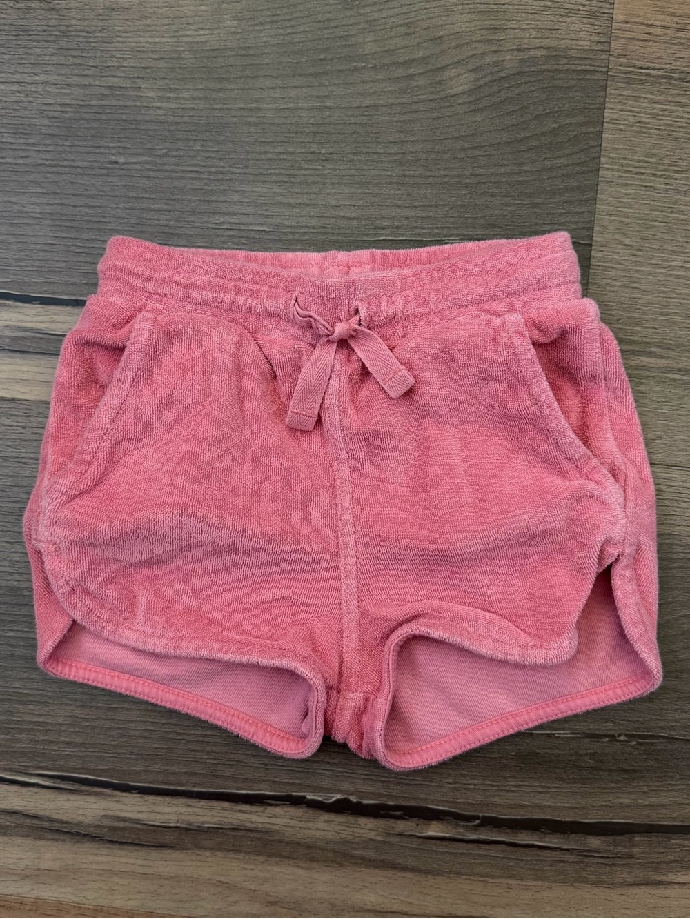 Tea Collection Toddler Pink Terry Cloth Sporty Shorts Size 2